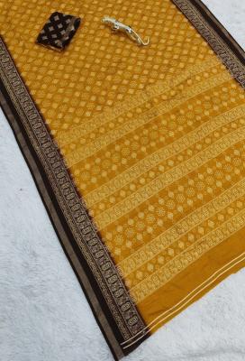 Vastrangan cotton silk saree surat wholesale bazaar